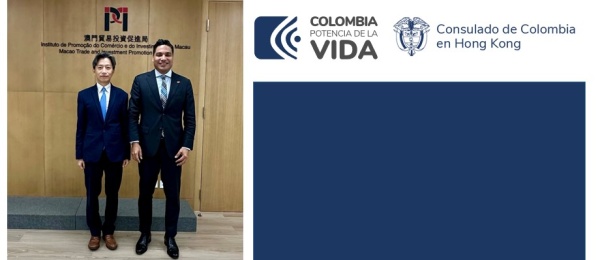 Visita oficial del cónsul general de Colombia en Hong Kong a Macao