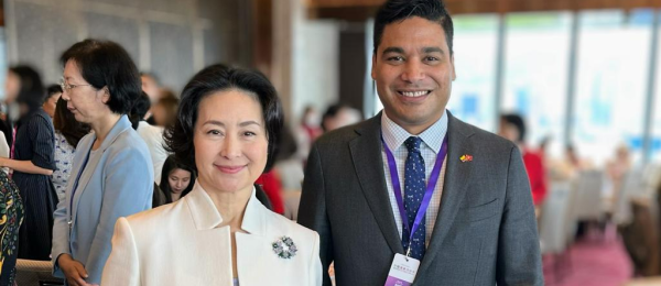 Cónsul de Colombia en Hong Kong en Foro Mundial sobre el Empoderamiento de la Mujer 