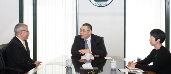 Primera visita del Cónsul de Colombia en Hong Kong al Jefe Ejecutivo de la Región de Macao