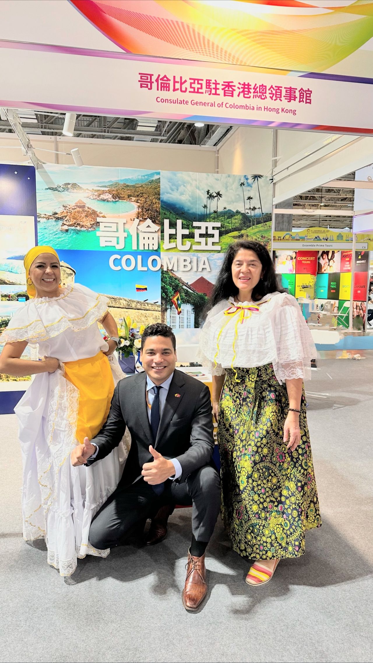 Consulado en Hong Kong promueve a Colombia en la Feria Internacional de la Industria de Viajes en Macao 