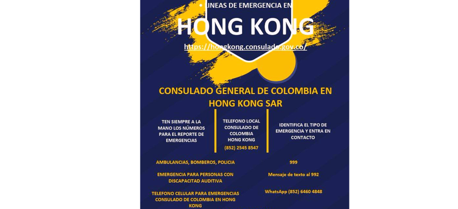 Consulado General de Colombia en Hong Kong informa que al menos dos áreas de baja presión podrían convertirse en tifones en las próximas horas