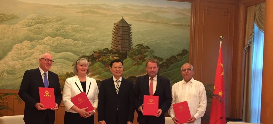 Cónsul General de Colombia en Hong Kong se acreditó ante el Ministerio de Relaciones Exteriores de la República Popular China