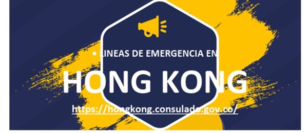 Consulado de Colombia invita a la comunidad a estar alerta y atender anuncios sobre tifón que se acerca a Hong Kong en las próximas horas