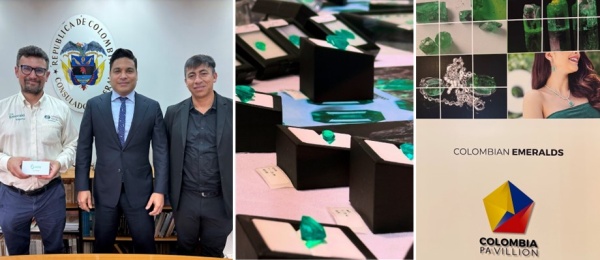 Esmeraldas colombianas brillaron en la feria Jewellery & Gem Asia Hong Kong