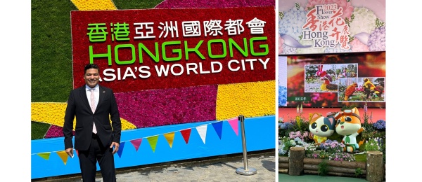 Cónsul de Colombia en Hong Kong participó en ceremonia de apertura del Festival de las Flores 2023
